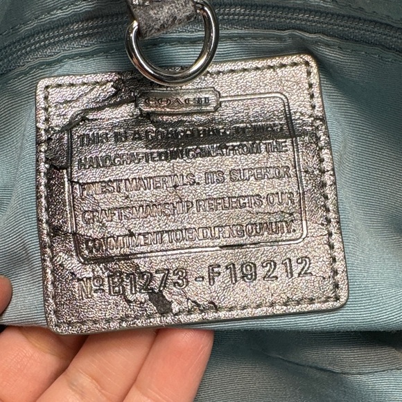 Coach Cream and Gray beach Starfish Canvas Tote - Picture 10 of 15